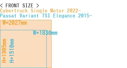 #Cybertruck Single Motor 2022- + Passat Variant TSI Elegance 2015-